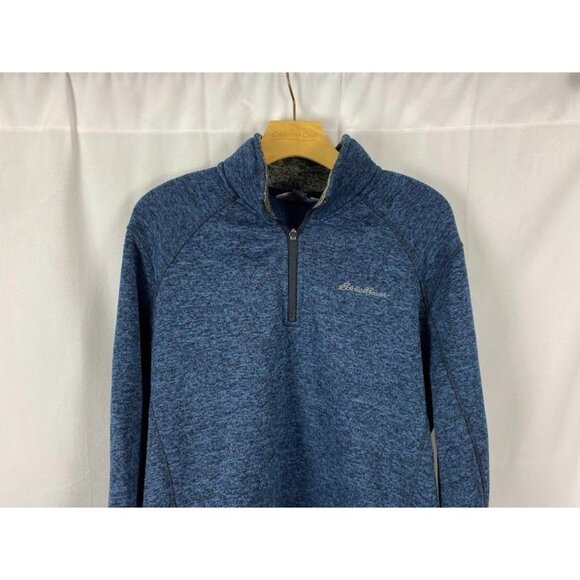 Eddie Bauer Men's Blue Pull Over 1/2 Zip Jacket Size Large. - Picture 4 of 12